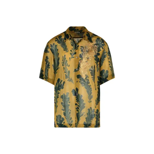 DRIES VAN NOTEN All Over Patterned Button Up Shirt
