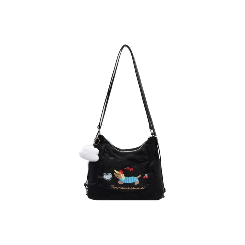 BAODIDAISHU PU Double Shoulder Crossbody Bag, Shoulder Bag Regular Women's Black/Beige/Silver/Coffee-16