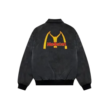 False Perception Jackets & Coats Unisex Washed Black