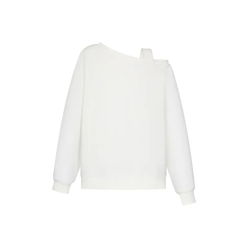 BETWEENAND Sweatshirt Women's White-1
