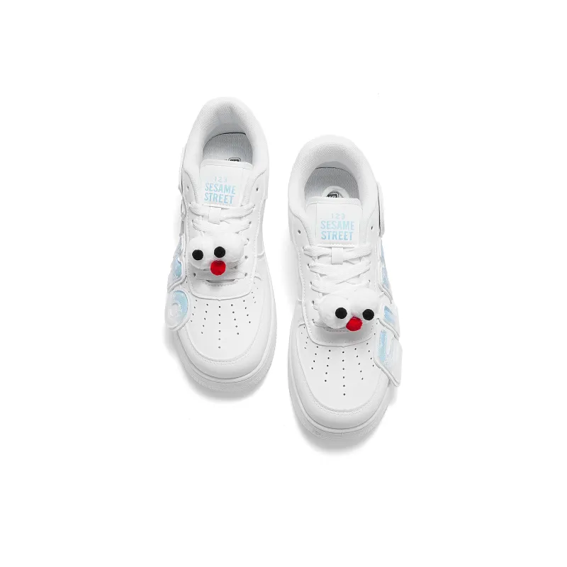 SESAME STREET Warm Cushioning Coverage Wear-Resistant Low-Top Skateboard Shoes Unisex Box-27