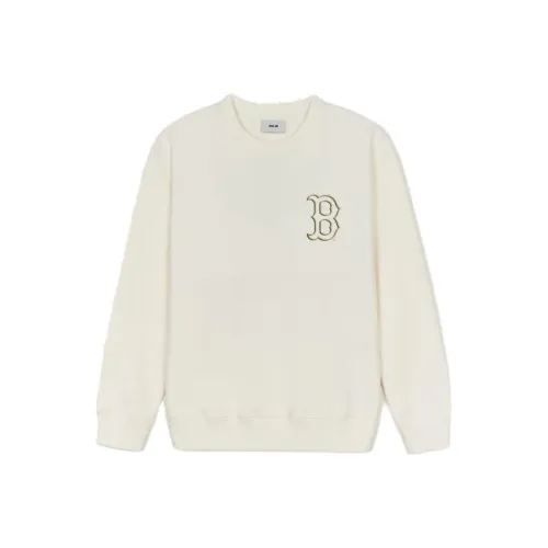 MLB Basic Mega Boston Red Sox Sweatshirt Unisex Cream