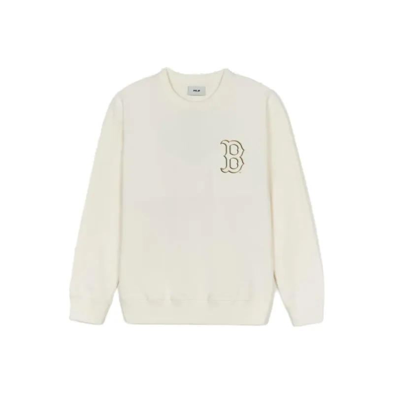 MLB Basic Mega Boston Red Sox Sweatshirt Unisex Cream-0