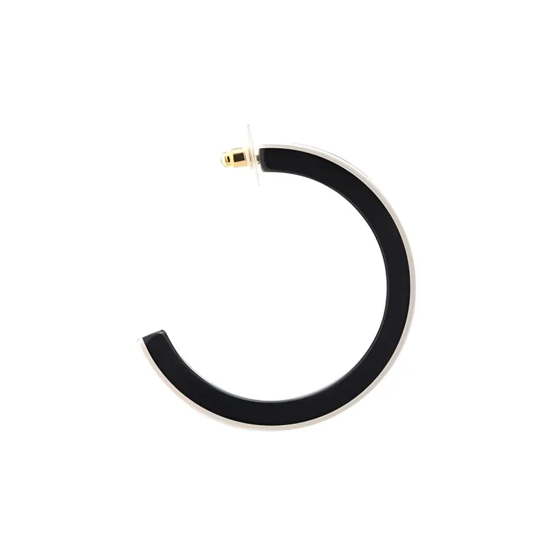 CHANEL Earrings Women's Black-1
