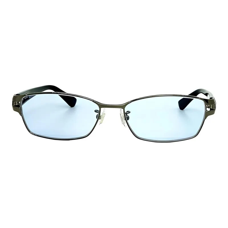 Police Plastic Titanium Irregular Shape Sunglasses Men's Silver-1