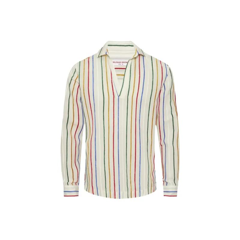 Orlebar Brown Ridley Striped Shirt-0
