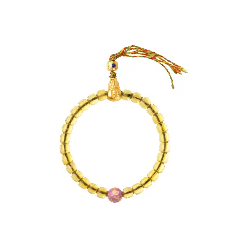Clear Snow Amber Fine Jade Bracelets Unisex