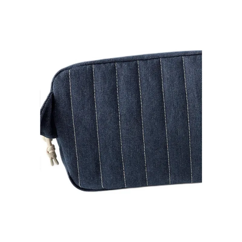 ZARA Cotton And Polyester Blend Sling Bag Regular Men's Blue Denim-3