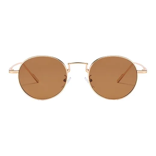 YUZHAOLIN Metal Round Sunglasses Unisex-5