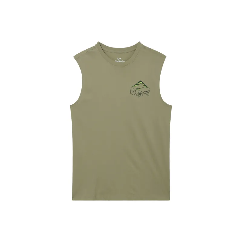 Nike T-Shirts Men Khaki-0