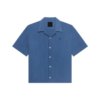 Givenchy Logo Embroidered Short Sleeve Shirt