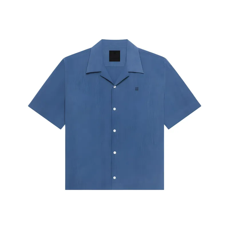 Givenchy Logo Embroidered Short Sleeve Shirt-0
