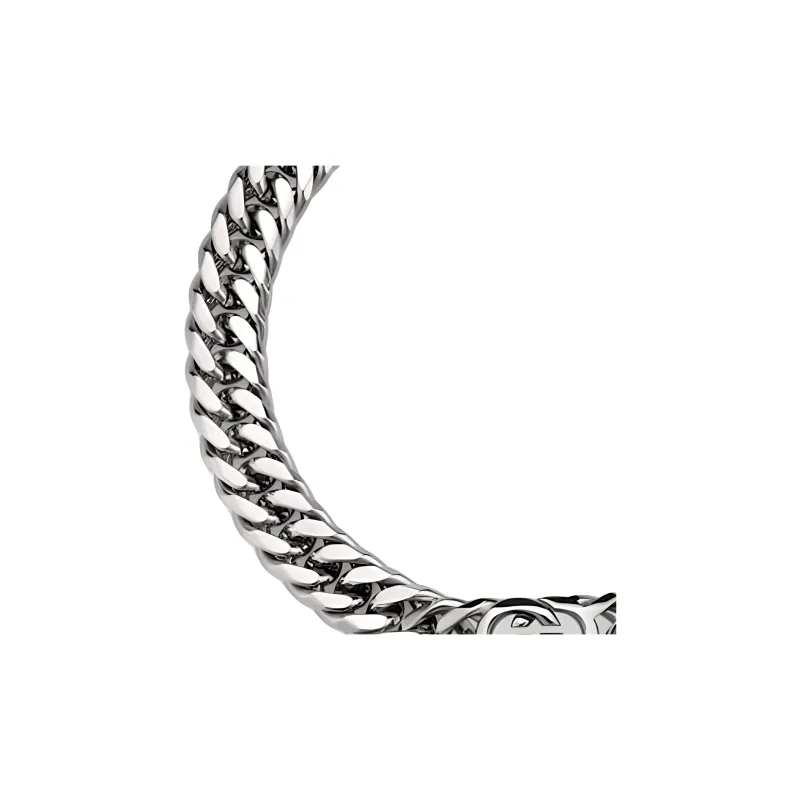 GUCCI Brass Necklaces Unisex Silver-2