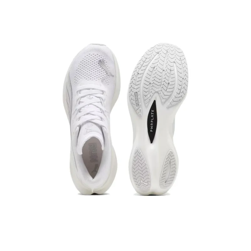 PUMA Deviate Nitro 3 'White Grey Silver' Women's-3