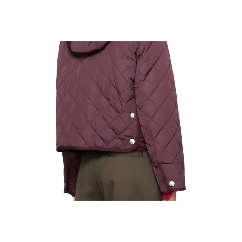 Burberry Jackets Coats Women's Dark Purple-5