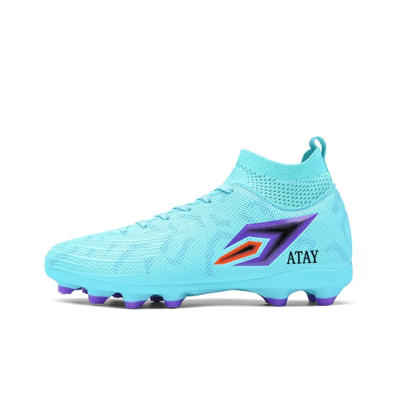 ATAY AG Rubber Short Studs TF Rubber Broken Studs Soft Ground Firm Ground Anti Slip Wear Resistant Soccer Shoes Unisex-10