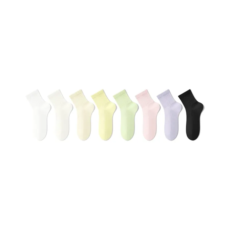 B&C.Room Mid Calf Socks Women's 8 Pack-0