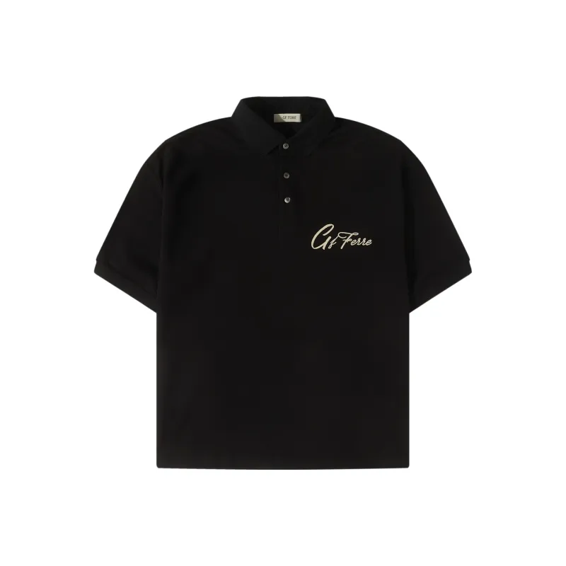 GF Ferré Polo Shirt Unisex Black-0