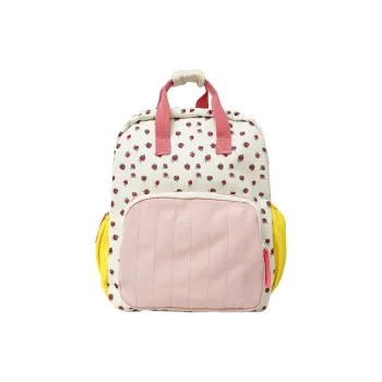 BUBM Composite Cloth Backpack Unisex Strawberry/Pineapple