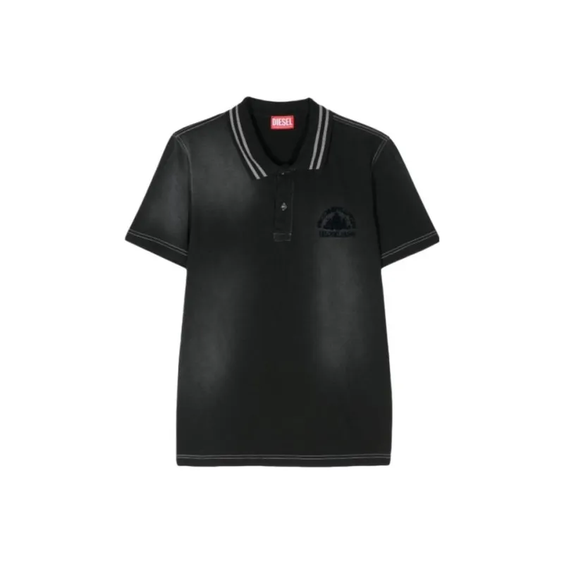 DIESEL T Smid Cotton Polo Shirt-0