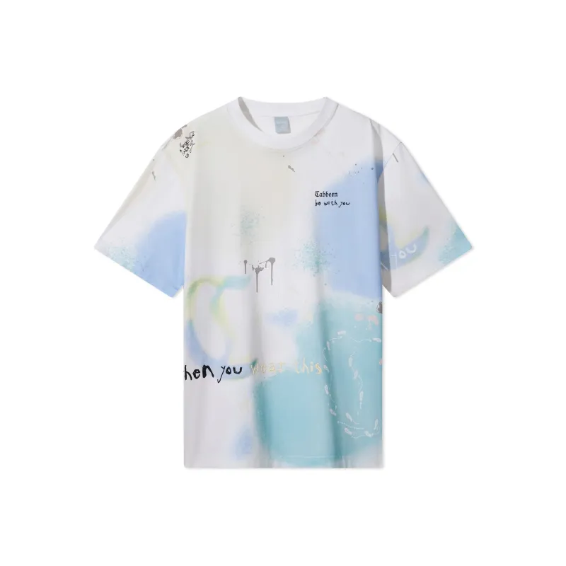 Cabbeen T Shirt Men's Bleached 02-0