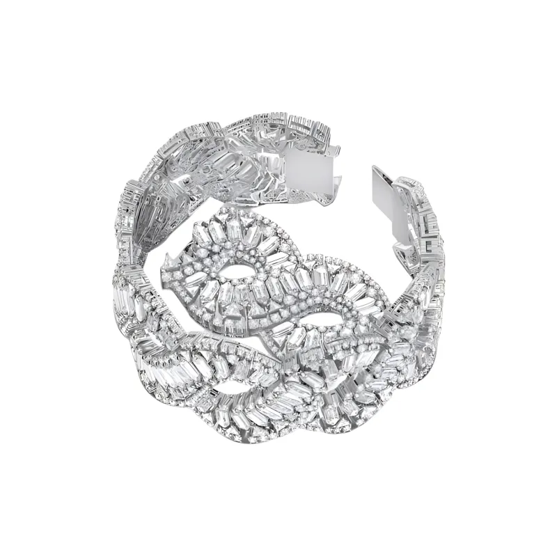 Swarovski Hyperbola Wave Crystal Bracelet-2