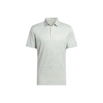 Adidas Ultimate365 Jacquard Polo Shirt Polo Shirt Men's Half Blue