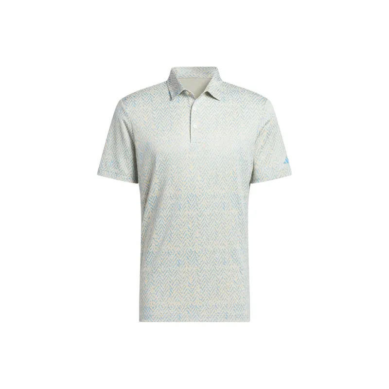 Adidas Ultimate365 Jacquard Polo Shirt Polo Shirt Men's Half Blue-0