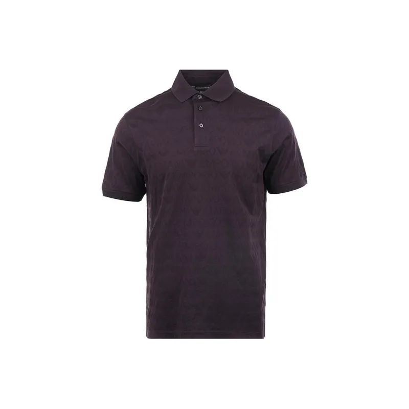 EMPORIO ARMANI Polo Shirt Men's Dark Purple-0