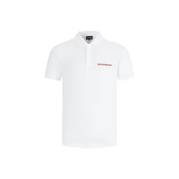 EMPORIO ARMANI SS24 Polo Shirt Men's White