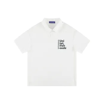 Unite Life HOODS Polo Shirt Unisex White