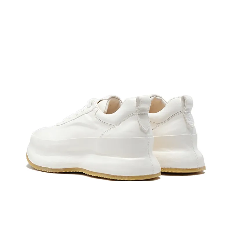 IGESHI Abrasion Resistant Breathable Casual Shoes Men's Ivory White-2