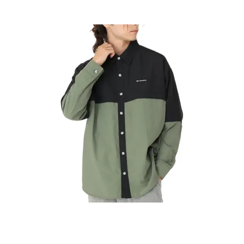 Columbia Tornado Rims Omni Shield Omni Shade Shirt Men's Green
