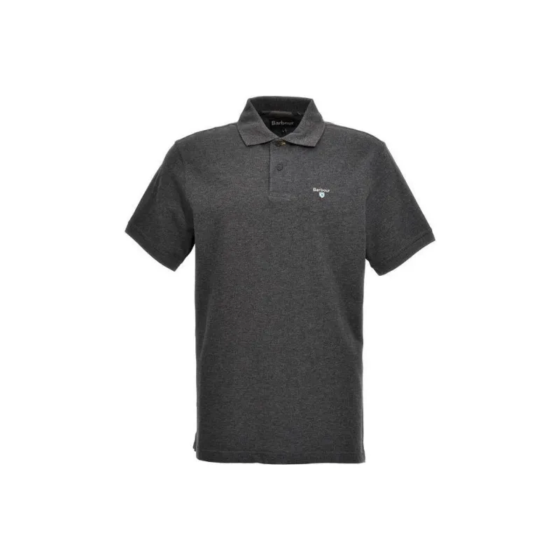 BARBOUR Logo Embroidered Short-Sleeved Polo Shirt-0