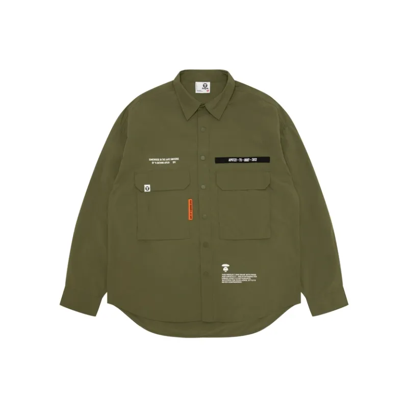 Aape By *A Bathing APE® Text print Shirt-2