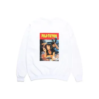 WACKO MARIA Vulgar Novels Collaboration Sweatshirts Unisex White