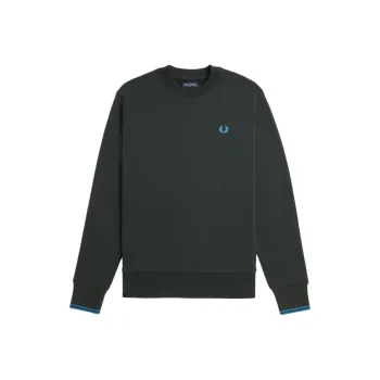 FRED PERRY Logo embroidered Cotton Sweatshirt