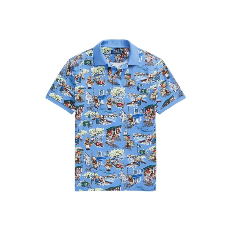 Polo Ralph Lauren Graphic-print Cotton Polo Shirt-0