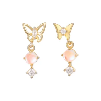 Fan Xing As Season S925 Silver Stud Earrings Women's