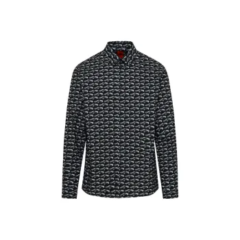 Ferrari Shirts Men Black