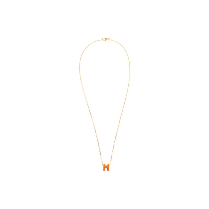 HERMES POP H Collection Metal Necklaces Women's-1