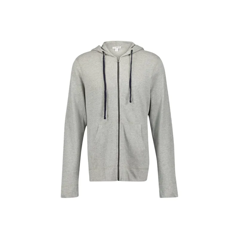 JAMES PERSE Vintage Cotton Zip front Hoodie-0