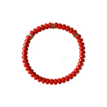 Red All Year Round Cinnabar Bracelets Unisex