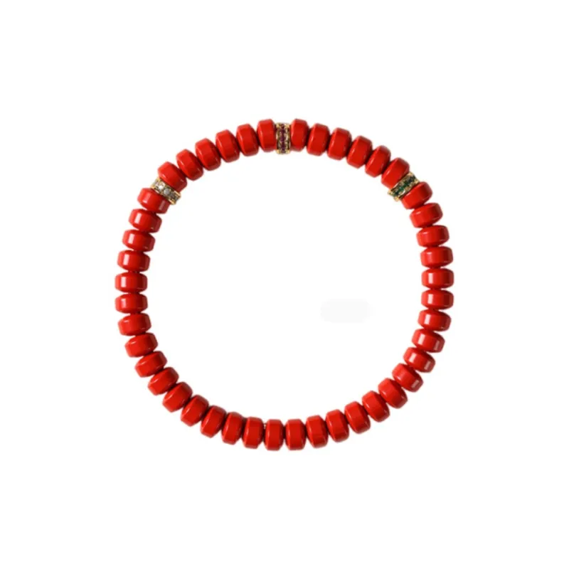 Red All Year Round Cinnabar Bracelets Unisex-0