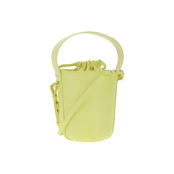 Chloe Leather Bucket Bag, Crossbody, One Shoulder Handbag Women's Green