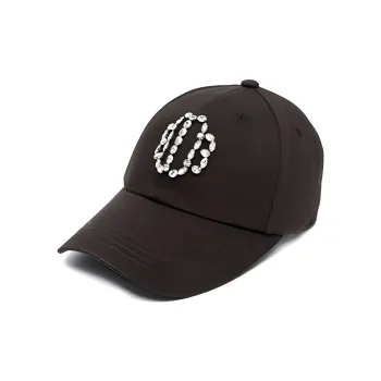 Maje Clover Rhinestone embellished Baseball Cap