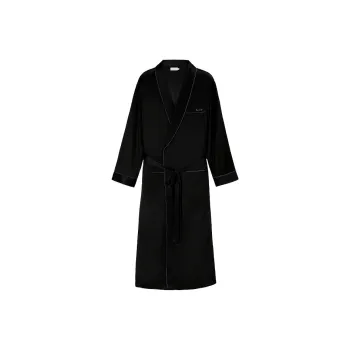 MANITO Pajama Robe Men's Classic Black