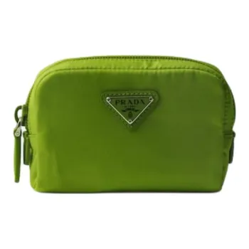 PRADA Re Nylon Recycled Polyamide Clutch Women's Lawn Green