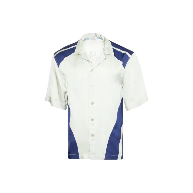 DRIES VAN NOTEN Shirts Men White Blue-0
