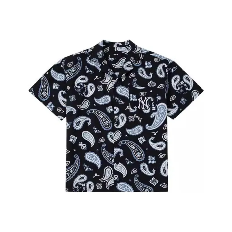 MLB Cashew Flowers Shirts Unisex Black-0